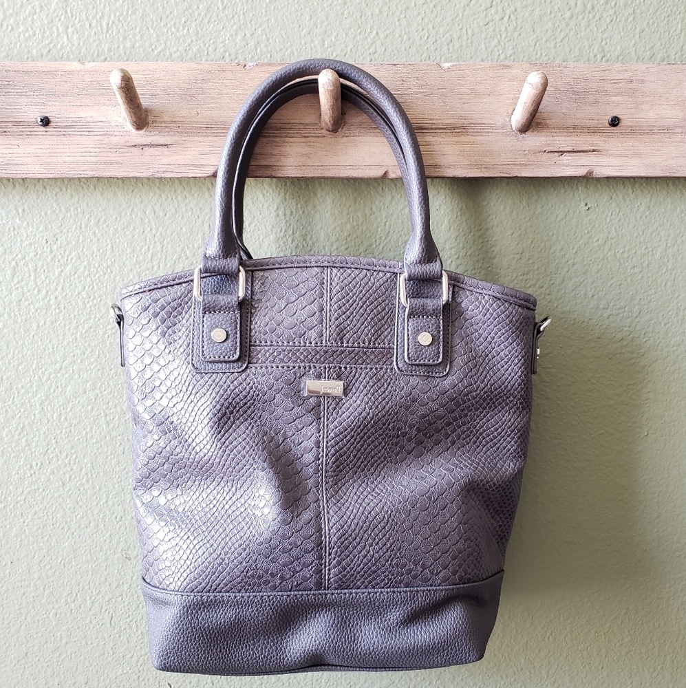 Thirty-One Purse - Paris City Charcoal Snake